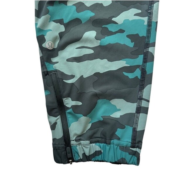 Lululemon Adapted State High Rise Jogger Crop 23” Camo Tidewater Teal Size 6 - Picture 4 of 10